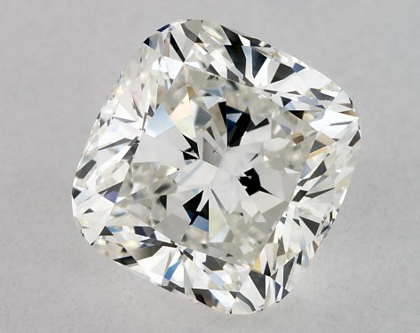 GIA 2.01 Carat H-VS2 Ideal Cut Cushion Modified Diamond